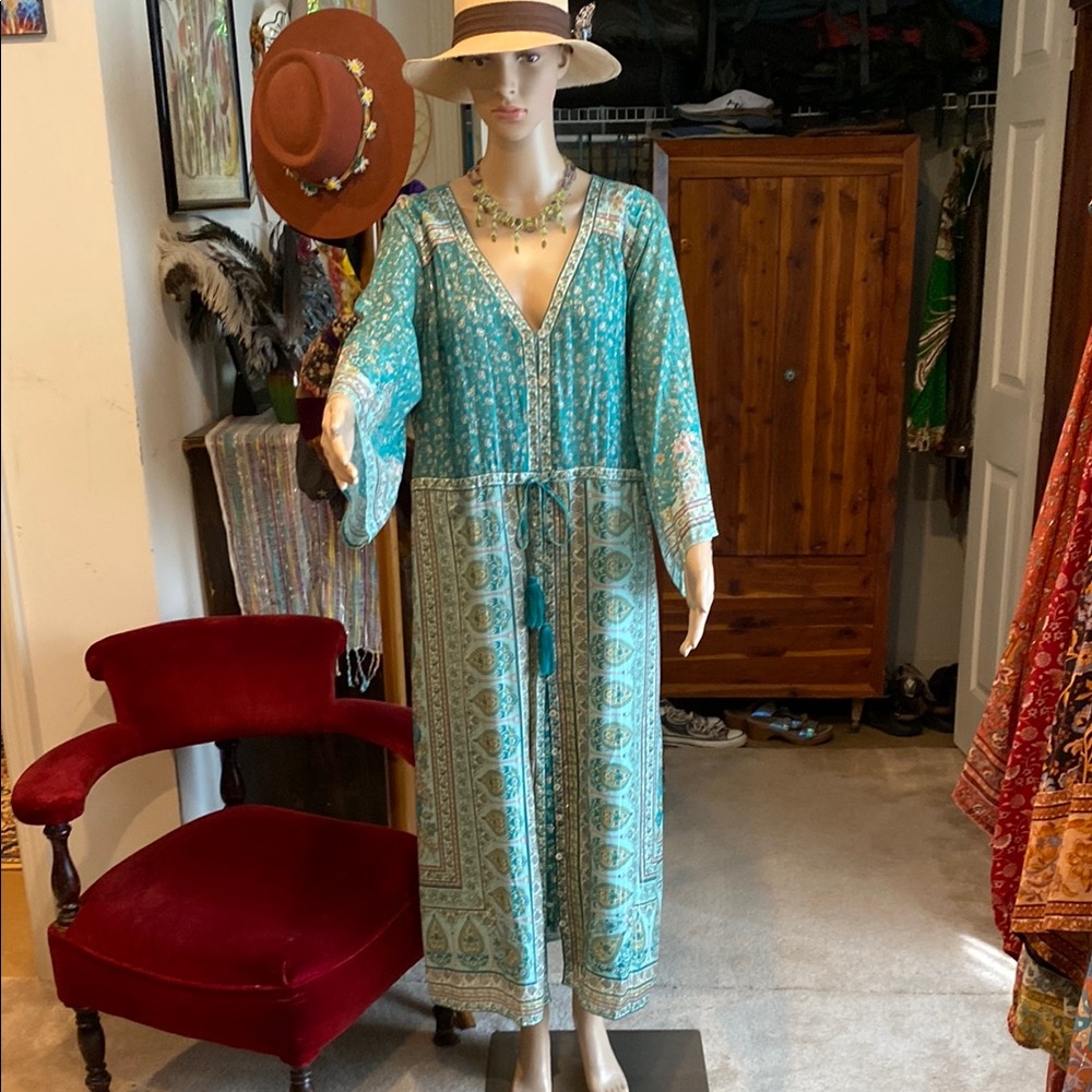 Arnhem Blue Long Sleeve Dress